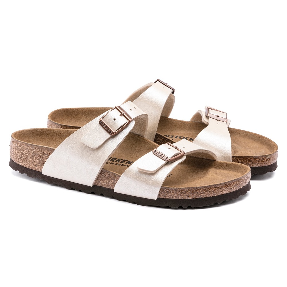 Birkenstock Sydney Pearl White Size 6